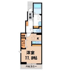 小山駅 徒歩14分 1階の物件間取画像